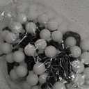 White Cloudy Christmas Lights 10ft