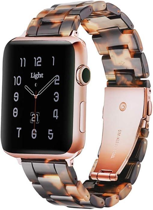 Light House Apple Watch Bands-Fashion Lightweight Resin iWatch Bands for Women Men 38mm/40mm/41mm/42mm(Series 11 10), 49mm/46mm/45mm/44mm/42mm(S 3 2 1), Compatible with Apple Watch Series 11 SE 10 9 8 7 6 5 4 3 Ultra