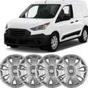Generic DT1Z-1130-C DT1Z1130C Hubcaps Wheel Covers Compatible with 2014-2020 Ford Transit Connect 16"" Hubcaps/Wheel Covers Set,Silver (Set of 4)# DT1Z-1130-C,DT1Z1130C