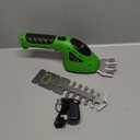 Lichamp 2-in-1 Electric Hand Held Grass Shear Hedge Trimmer Shrubbery Clipper Cordless Battery Powered Rechargeable for Garden and Lawn, CGS-3601 Grass Green