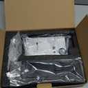 Modern Pocket Door Hardware Set - Privacy Lock with Finger Flush Pulls & Soft Close, for Sliding Barn Doors, Pocket Doors, Bedroom (Black, Privacy)