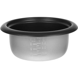 PRETYZOOM 1.5L Replacement Rice Cooker Inner Pot Non-Stick Aluminum Alloy Bowl Compatible with Small Rice Cookers Easy to Clean and Heat Evenly