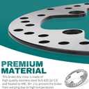 M MATI Rear Left/Right Brake Disc Rotor for Yamaha Grizzly 550 YFM550 2009-2014 Grizzly 700 YFM700 2007-2020 1HP-F582V-00-00