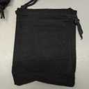 JIAKAI 50pcs Velvet Double Drawstring Cloth Bag.Jewelry Drawstring Pouches for Small Jewelry Bracelet/Headphones Bag/Beads/Spice/Gift Bags(Black)