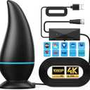 Indoor TV Antenna Long Range, Antenna for Smart TV 4K 1080p Support Signal Reception,13.5ft Coax HDTV Cable