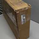 Nightstand Bedside Table Storage Drawer - Large Mid Century Modern Night Stand with Fluted Wood Storage Drawer and Open Shelf Bed Side Table for Bedroom Study Room, Walnut Brown, Set of 1