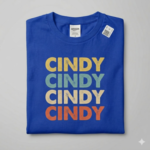 Cindy Name T-Shirt (Small)