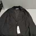 IDEALSANXUN Womens Linen Blazer Casual Long Sleeve Lightweight Spring Summer Jackets, Medium