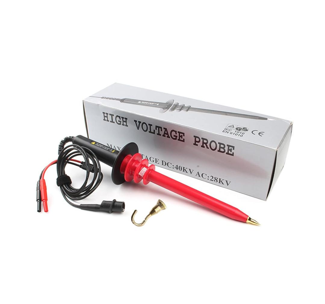 HVP-40 High Voltage Probe Multimeter Probe 1000:1 High Voltage Decay Test Probe Max. DC 0-40KV AC 0-28KV (50/60Hz) Attenuation Ratio: 1000:1