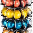 FlagShip 6 Tier Coffee Pod Holder Vertuo Carousel Stand Storage for Vertuoline Pod (60 Pods Capacity)