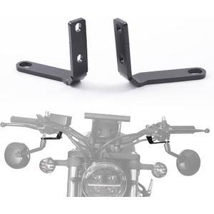 CMX300 CMX500 Rearview Mirror Down Bracket for Honda 17-24, Motorcycle Handlebar Rear View Side Mirror Bracket Forward Kit for Honda Rebel CMX 300 CMX 500 2017-2024 Accessories