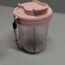 Large Pill Organizer,Supplement Organizer for 7 Different Vitamins,Pill Dispenser with Anti-Mixing Design,Easy to Retrieve Meds,Includes 20 Pcs Labels,Travel Pill Organizer(Pink)