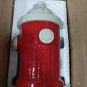 Blue Sky Ceramic Fire Hydrant Treat Jar, Red