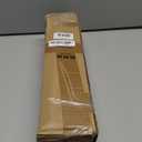 Black Curtain Rods for Windows 2 Pack:Farmhouse Boho Decorative Curtain Rod for Bedroom Living Room,Heavy Duty Adjustable Rustic Drapery Rods Set with Vintage Coastal Finials,Matte Black 18-45"