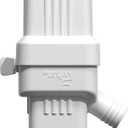 Rainwater Collection System - 2" x 3" Downspout (Adjustable, White, Plastic, Minimalist Style)