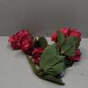 Rose Red Hydrangea Artificial Flowers Large Artificial Hydrangeas Silk Flowers for Home Decor Indoor Wedding Flowers Bouquets Faux Flowers Kitchen Centerpiece Table Decorations