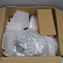 INCLY 90PCS Metal Peg Board Kit with 1/4" Pegboard Accessories, 6 Pack White Peg Board Panels, Bins, Cups and Peg Board Hooks, Paper Towel Holder,Pegboard Wall Organizer for Craft Room, Office, Sewing