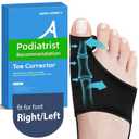 Bunion Corrector for Women Big Toe Straightener Bunion Corrector for Men, Relief splints Reduce Pain and Correct Toe Alignment, Brace Day/Night, fit for R/L,Washable(Deep Green)