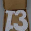 13th Birthday Decorations for Girls Boys,13th Birthday Party Decorations for Centerpieces Table,Light Up Numbers 13 Sign for Party Backdrop Wall Decor for 13 Wedding Anniversary Decoration