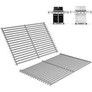 Amazon.com : 4 Burner Genesis II Grill Grates for Weber Genesis 2 GS4 E-310 E-330 E-315 E-325 S-345 Grill Replacement Parts, for Weber Genesis II/ II LX300 Series S-310 II S-335 II SE-335 II 66095 66802 Grates : Patio, Lawn & Garden