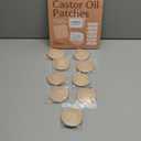 54PCS Castor Oil Patches, Castor Oil Pack Wrap Organic Cotton, Suitable for The Navel Disposable Self Patch, Bottom & Sides are Leak-Proof, Breathable & Portable, No Wash - Khaki