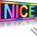 P10 Outdoor Scrolling Led Sign 27”X14” WIFI Control Full Color with High Brightness and New SMD Technology led sign Programmable for Store Business board