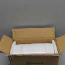 Selamica Ceramic 8-inch Rectangular Salad Plates, Dinner Plates, Pasta Dessert Plates for Appetizer, Sushi, Fruit - Microwave/oven/Dishwasher Safe, Set of 6, Assorted Colors