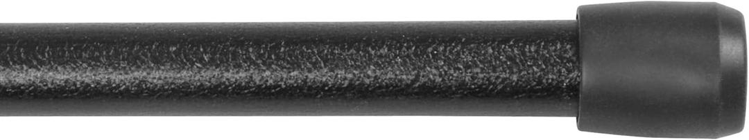 Kenney KN631/5 Strafford Spring Tension Rod, 28 inches to 48 inches, Black