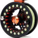 M MAXIMUMCATCH Maxcatch ECO Large Arbor Fly Fishing Reel (3/4wt 5/6wt 7/8wt) and Pre-Loaded Fly Reel with Line Combo