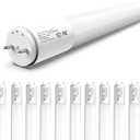 T8 LED Bulbs 4 Foot, 10-Pack 4FT LED Tube Light, 4000K, Natural Light (Ballast Remove Required, Single END Power), NOT Direct Replacement
