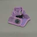EcoBark Teacup Dog Harness - Step in Luxury Dog Harnesses for Teacup Breed Dogs - Reflective and Adjustable Mini Body Halter Vest -Tiny Soft Mesh Toy Breed Harness (Lavender, XXS) (XXS- 4 to 5 lbs- Chest Up to 11 in (Pack of 1))