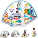 Baby Einstein 4-in-1 Kickin' Tunes Music and Language Play Gym and Piano Tummy Time Activity Mat