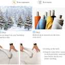 Winter Forest Photography Backdrop 8x6FT Christmas Tree Snowy Snowflake Wonderland Scene Background Winter Holiday Party Decorations Supplies Photo Props