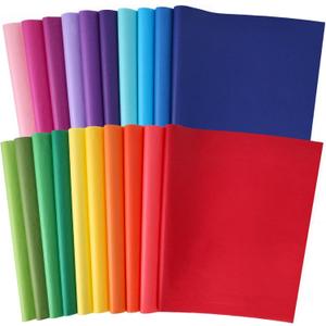3 otters 120 Sheets Tissue Paper for Gift Bags, 20x14 Inch Gift Wrapping Paper for DIY Crafts Wedding Birthday Party Art Project 20 Assorted Colors