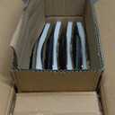 TheTerra Ceramic Dinnerware Sets for 4, 12 Pieces Handmade Reactive Glaze Plates and Bowls Set, Scratch Resistant Dish Set, Oven & Microwave & Dishwasher Safe (Coca Mocha)