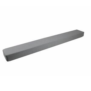 Mozzeilee Gap Filler for Headboard Space Bed Seam, Mattress Extender Memory Foam Wedge Pillow with Multiple Sizes, Removable Cover (47x4x2inch,Dark Gray)
