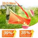 4 Pack AL2420PD 0.095 Replacement Twisted Trimmer Lines Compatible with All EGO 15-Inch String Trimmers, 56 FT Dual Color Pre-Cut Heavy Duty Weed Wacker String for EGO Line Trimmers