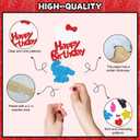 3 x Cute Cat Birthday Party Cake Toppers Decorations, 10Pcs hellow Cupcake Toppers For Cakes,Birthday's Celebrations