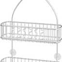 Simple Houseware Stainless Steel Bathroom Hanging Shower Head Caddy Organizer (26 x 16 x 5.5 inches)