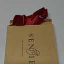 Senjie Velvet Large Christmas Bows for Staircase Garland Wreath, 20in x 8in Vintage Ribbon Bows with Twist Tie for Xmas Tree Holiday Indoor Outdoor Decorations (6Pcs, Burgundy)