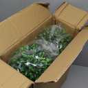 MyGift 15 Inch Artificial Boxwood Topiary Tree - 2 Pack Potted Faux Plant Balls in Gray Pulp Planter, Tabletop Home Dcor