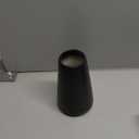 DECORPIA Quality Ceramic Flower Vase - 6 Inches Tall, Black, Pampas Vase for Farmhouse, Modern, Bohemian Home Decor