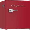 Frigidaire EFR176-RED 1.6 cu. ft. Retro Bar Fridge with Side Bottle Opener, Red