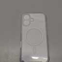 Miracase for iPhone 16 Case 6.1'', [Bubble Free] Full-Body Bumper Phone case with Built-in Full Glass Screen & Camera Control, No Gap, Compatible with MagSafe, Drop Proof 16 Cover, Matte Clear