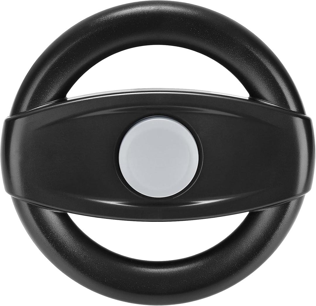 Accmor Stroller Steering Wheel Toy, Simulated Steering Wheel for Stroller Shopping Carts Cart Universal Detachable Pretend Driving Funny Toy Attachment