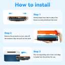 210X Toner Cartridges 4 Pack Compatible for hp 210X Toner cartridges for HP Color Laserjet Pro MFP 4301fdw 4201dw 4201dn 4301fdn 4201dne 4201dwe 4301dw Printer(Black/Cyan/Yellow/Magenta)