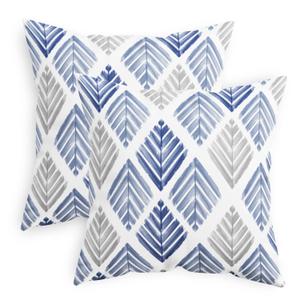 Yangest Navy Blue Decorative Velvet Lumbar Throw Pillow Cover Striped Patchwork Cushion Case Modern  18×18 Inch  Pillowcase for Sofa Couch Bedroom Living Room Home Decor