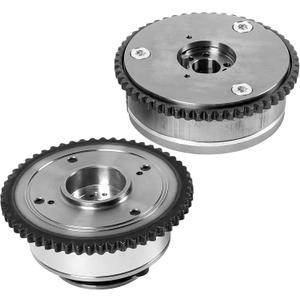 2pcs Exhaust and Intake Camshaft Adjusters Engine Timing CVVT Camshaft Sprocket 24370-2E020 24350-2E700 for Elantra Kona Veloster Forte Soul Seltos 2.0L