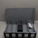 3900+ High-Capacity Card Display Storage Box, 5-Layer Transparent Window Design (Ideal for Collectors & Beginners), Compatible with TCG/Sports Cards, Includes 34 Accessories + 1 Dice Tray(Black)