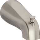 Moen Commercial Classic Brushed Nickel Diverter Tub Spout, 15856CBN